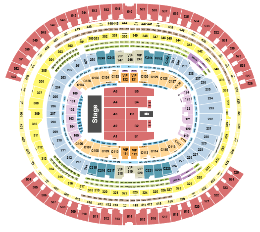 SoFi Stadium Gabriel Iglesias Seating Chart